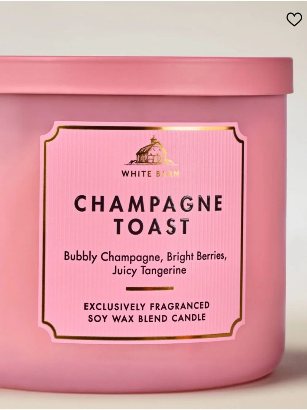 White Barn Champagne Toast
3-Wick Candle - Picture 2 of 3